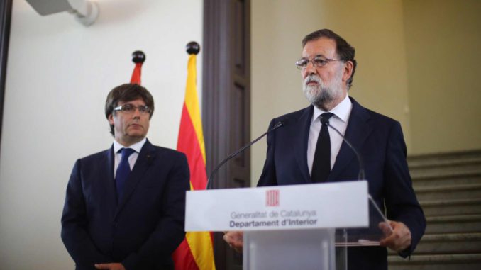 Catalonië: Carles Puigdemont en Mariano Rajoy